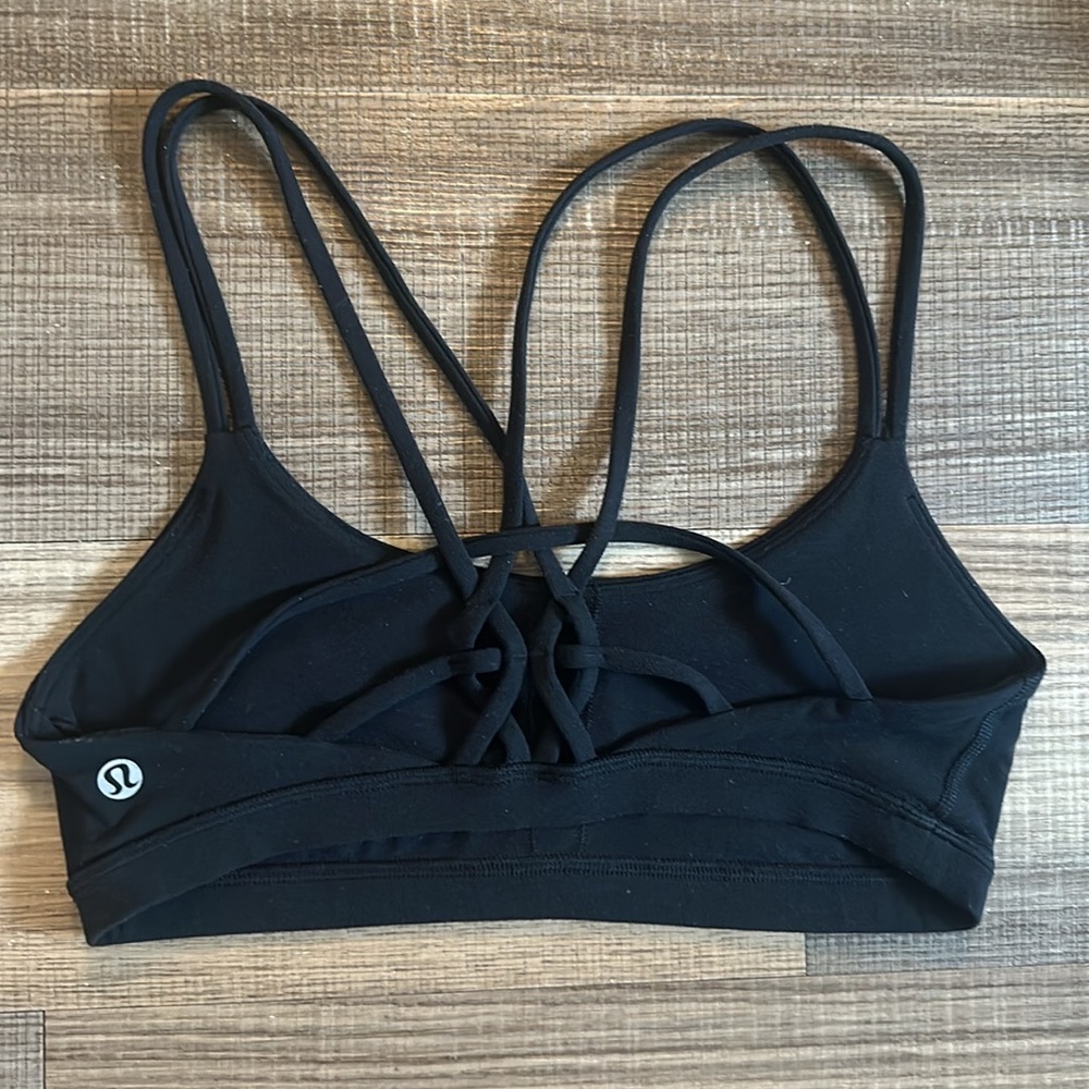 Lululemon Black Sports Bra Strappy